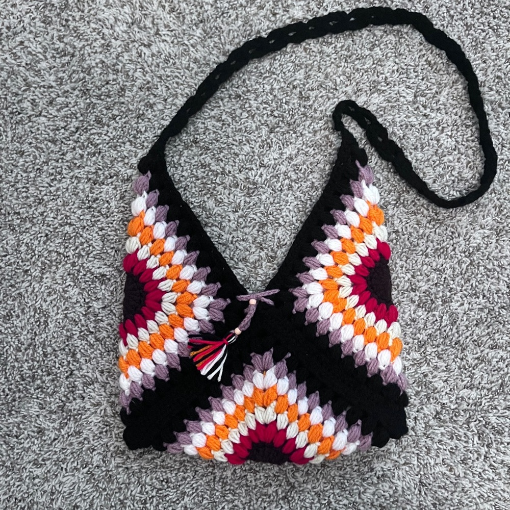 Handmade crochet tote bag